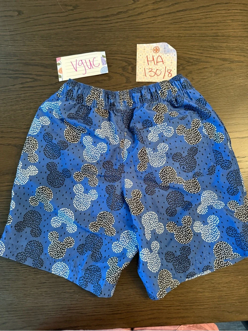 Mickey Mouse Hanna andersson swim trunks size 130 8